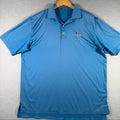 Peter Millar PGA Tour Champions Gold Polo SIZE L