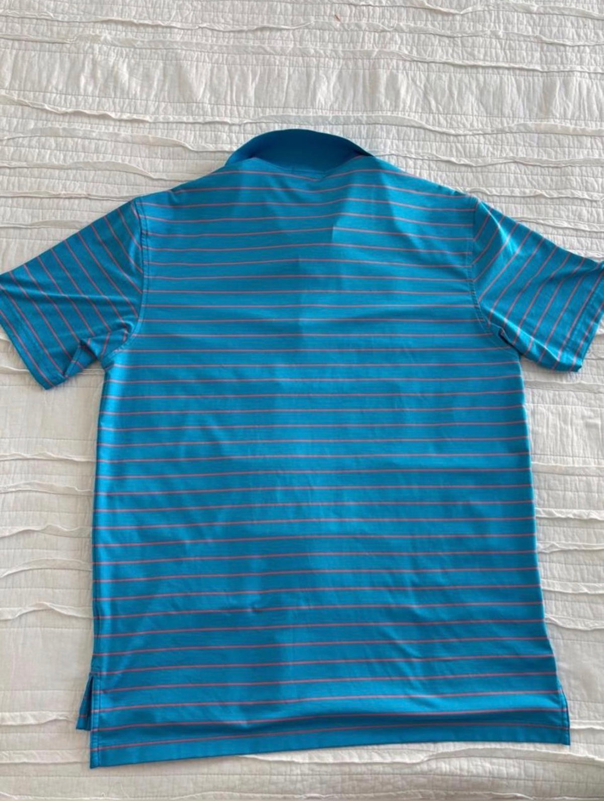 Peter Millar Summer Comfort Blue + Red Stripes SIZE M