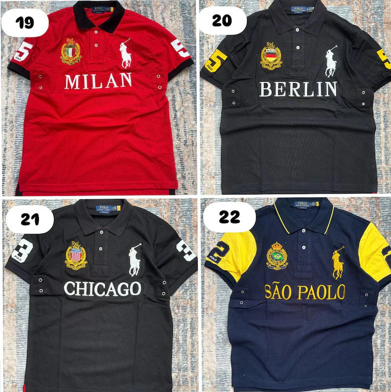 Vintage Polo Ralph Lauren Big Pony City Crest Edition