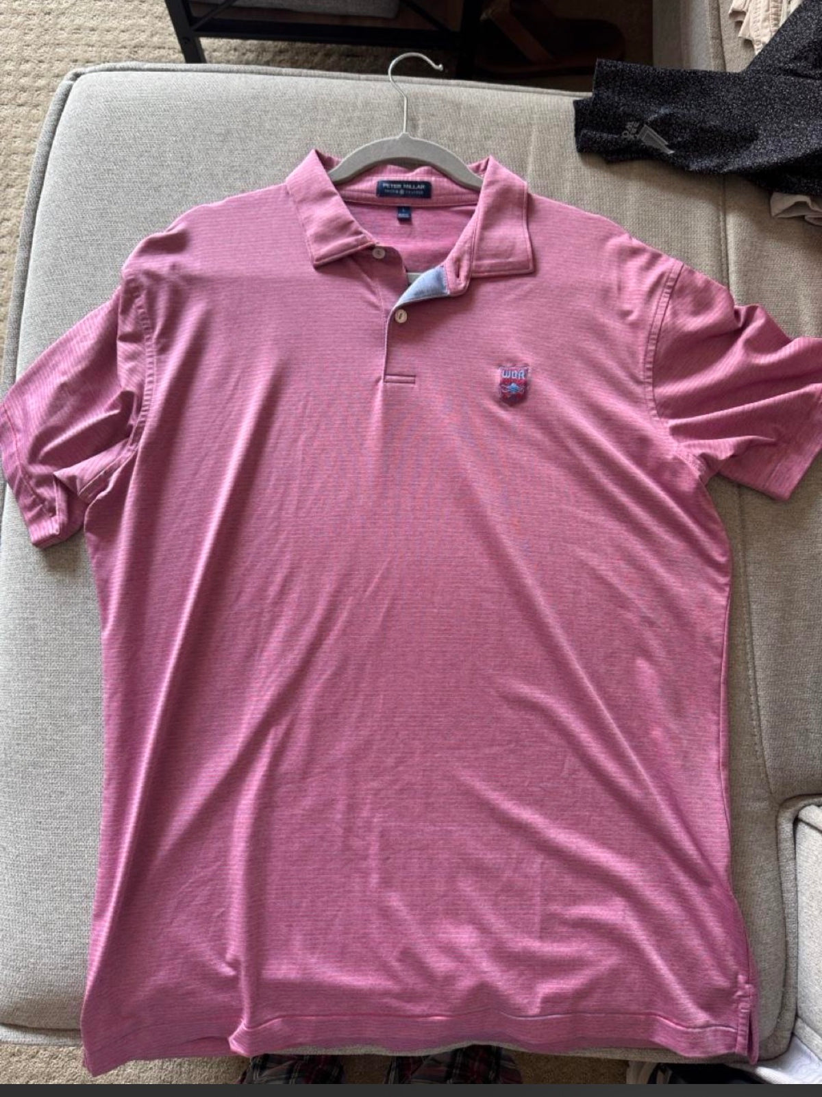 Peter Millar Pink Polo SIZE L