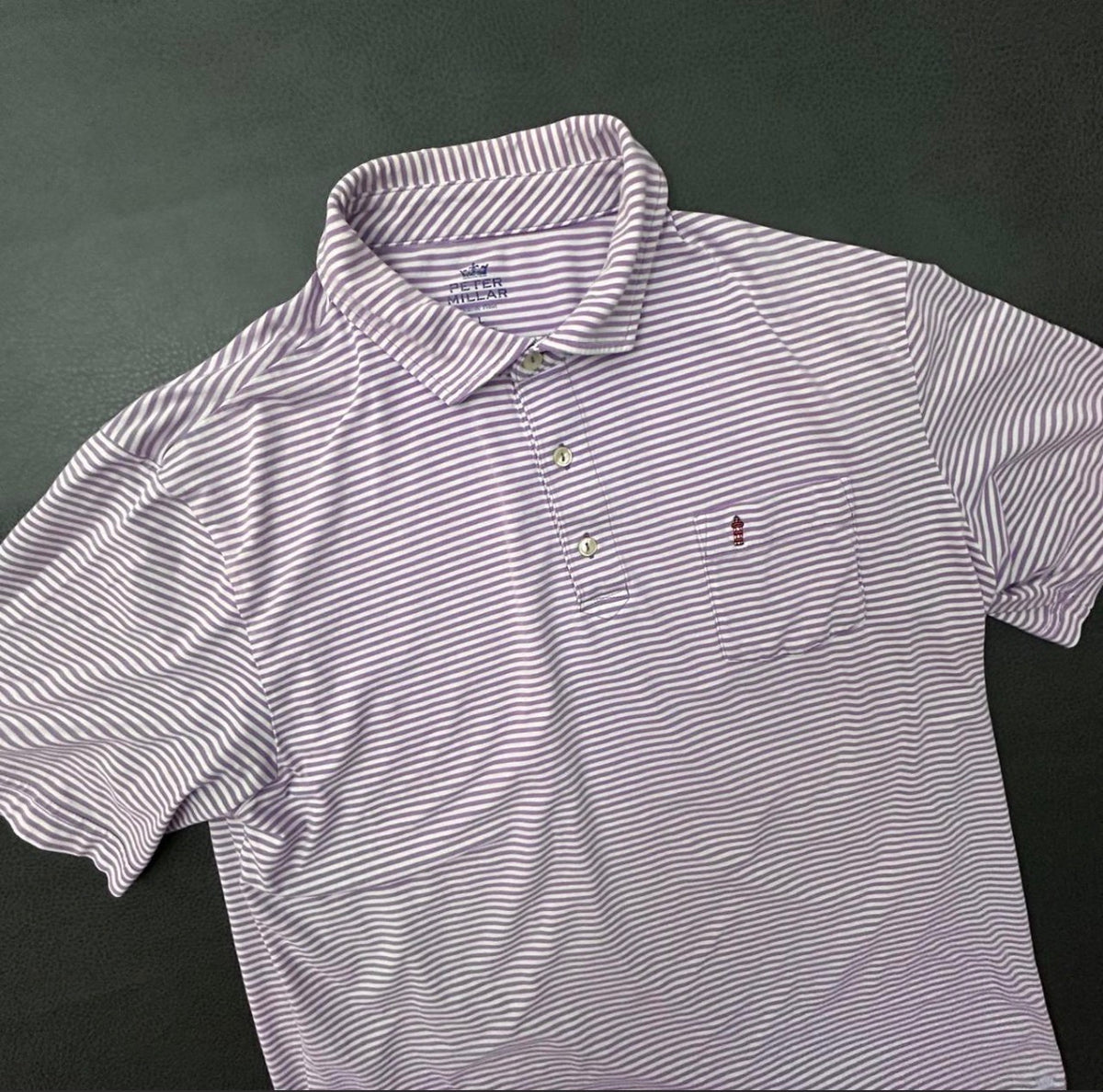 Peter Millar Purple Stripes SIZE L